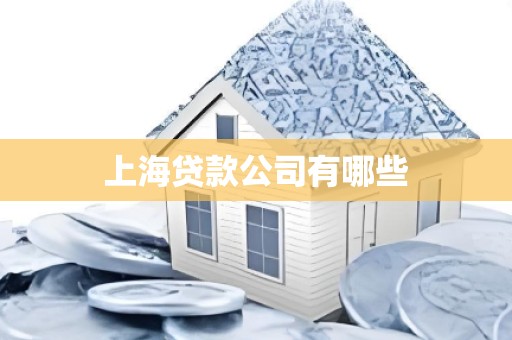 上海贷款公司有哪些