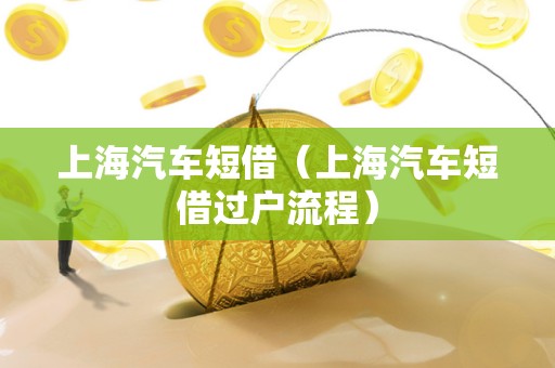 上海汽车短借（上海汽车短借过户流程）
